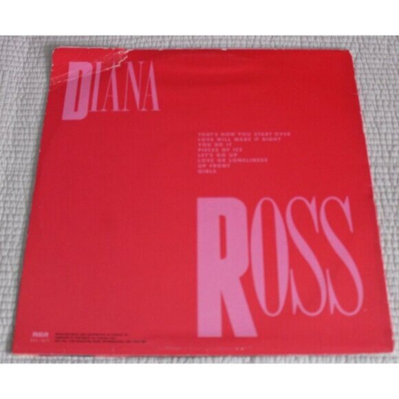 DIANA ROSS - Ross Vinyl LP R&B Pop RCA AFL1-4677 1983 - Picture 2 of 10
